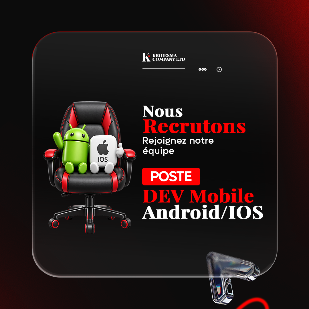 Visuel de l'offre Développeur Mobile iOS / Android